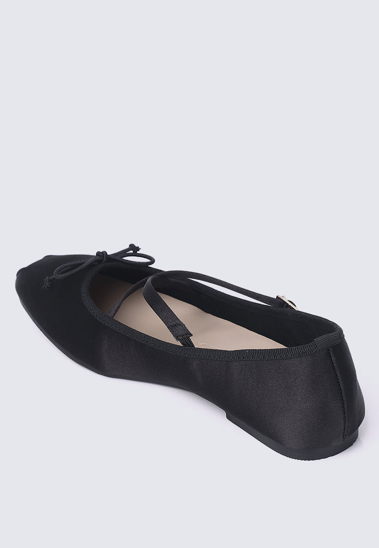 Erino Comfy Ballerina In Black