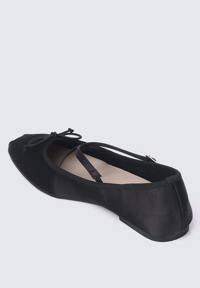 Erino Comfy Ballerina In Black