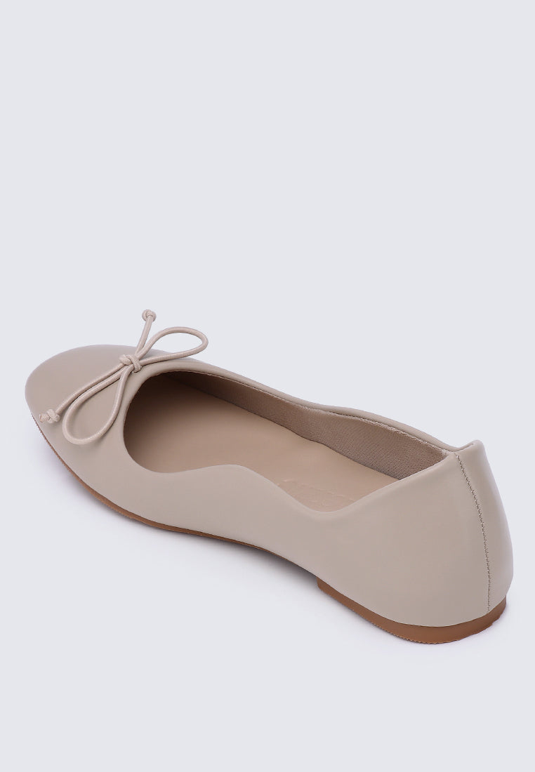 Dorra Comfy Ballerina In Almond