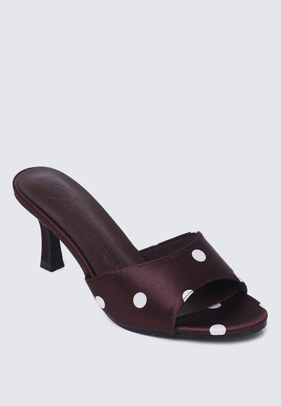 Noira Comfy Heels In Espresso