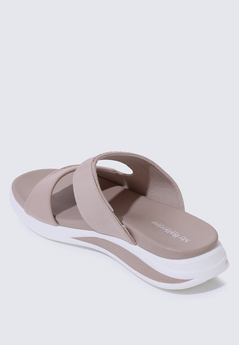 My Soft Steps Comfy Sandals In Nude