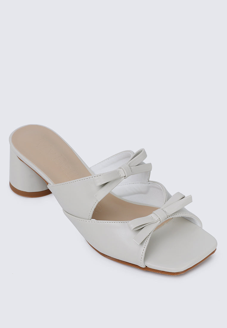 Venus Comfy Heels In Off White