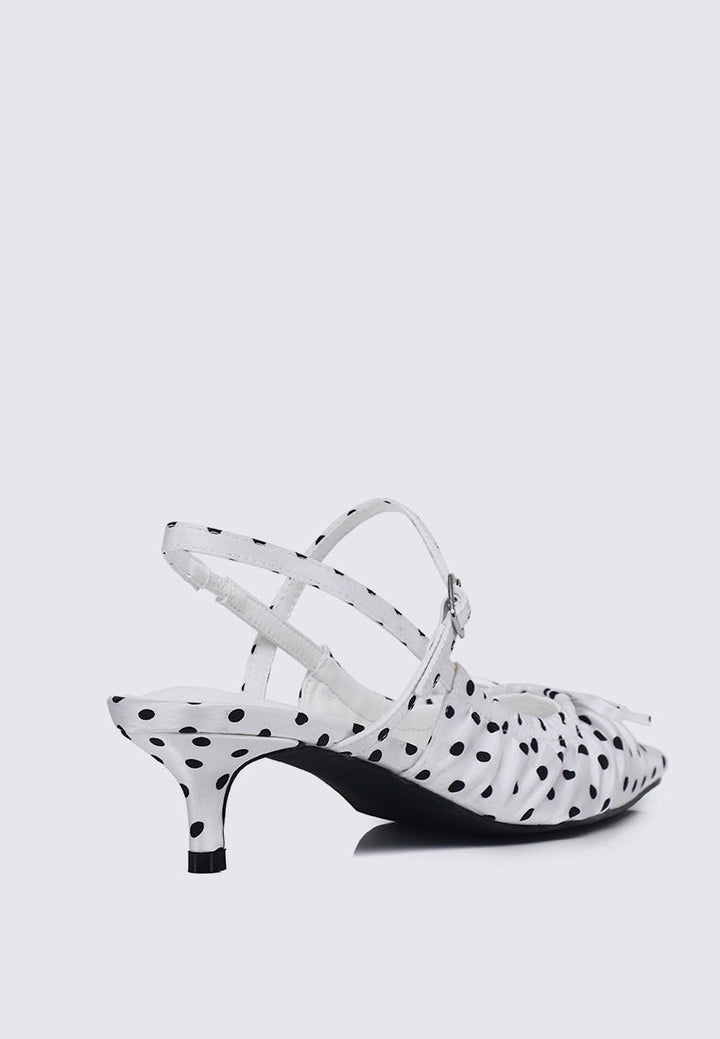 Amora Comfy Heels In White