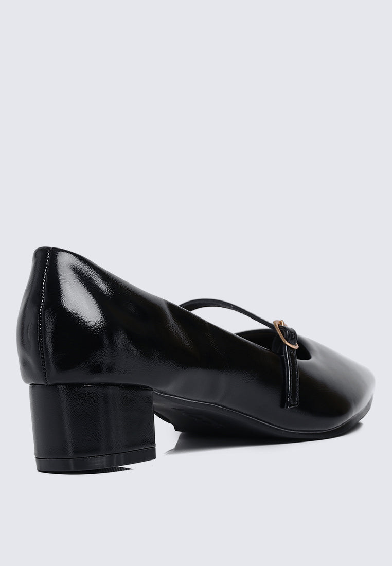 Catherine Ultra WideFit Comfy Heels In Black