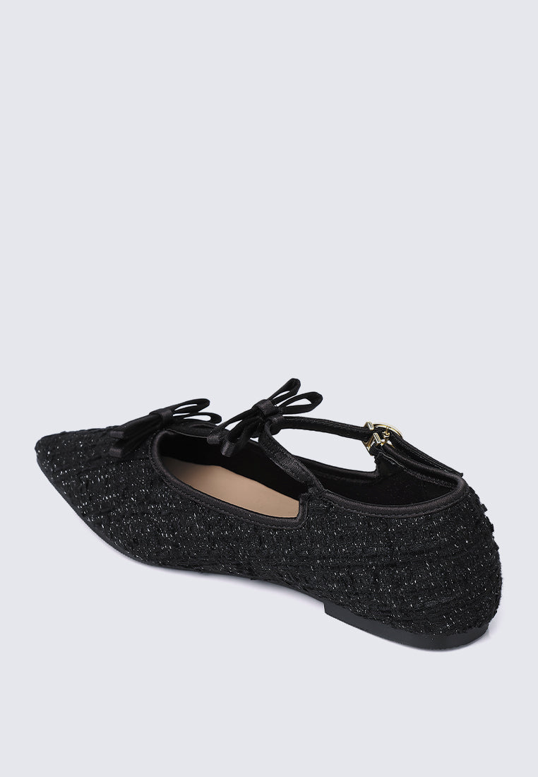 Adelaide Comfy Ballerina In Black