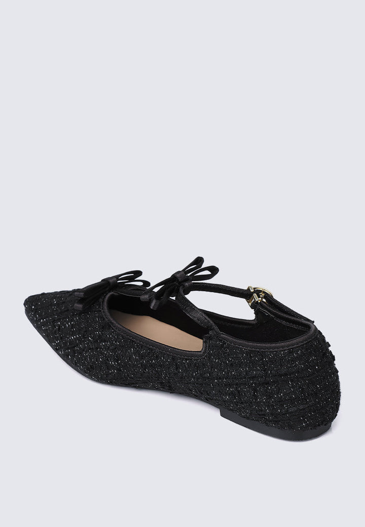 Adelaide Comfy Ballerina In Black
