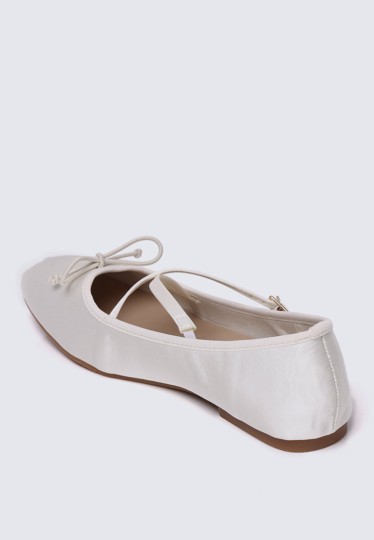 Erino Comfy Ballerina In Beige
