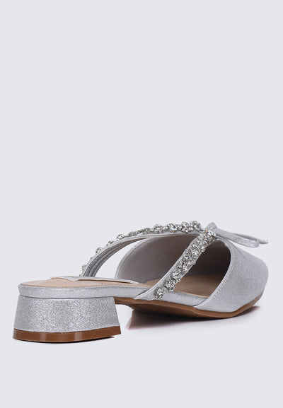 Seraphine Comfy Heels In Silver