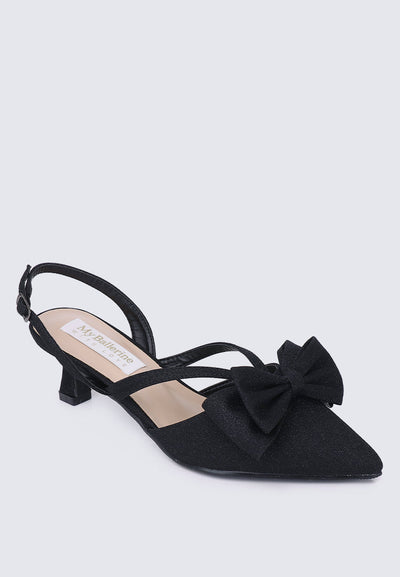 Viola Comfy Heels In Black