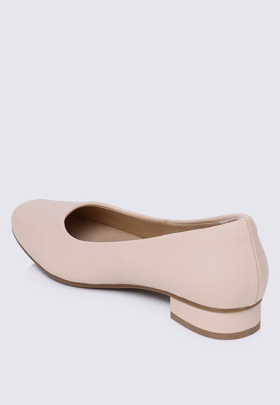 Vyan Comfy Pumps In Beige