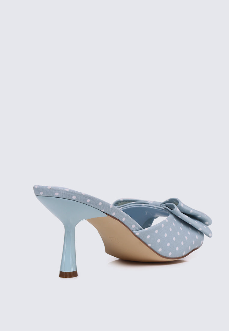 Polina Comfy Heels In Light Blue