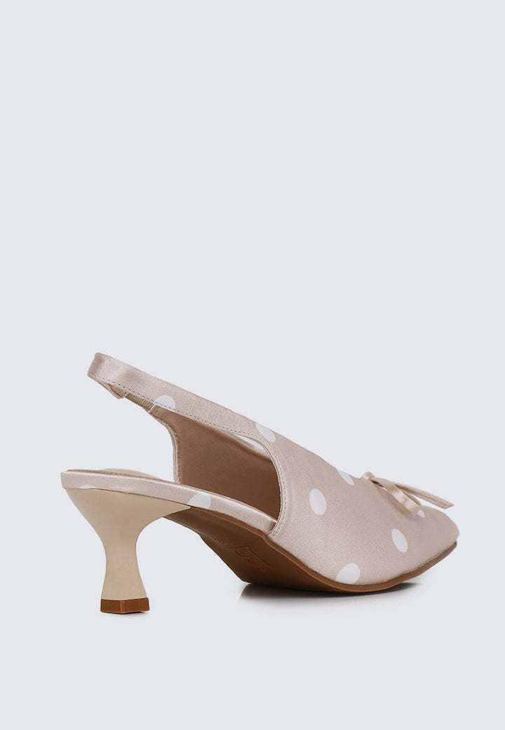 Velora Comfy Heels In Nude