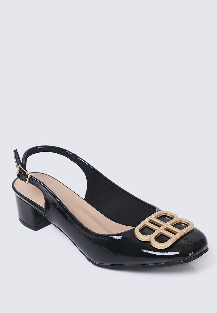 Priya Comfy Heels in Black