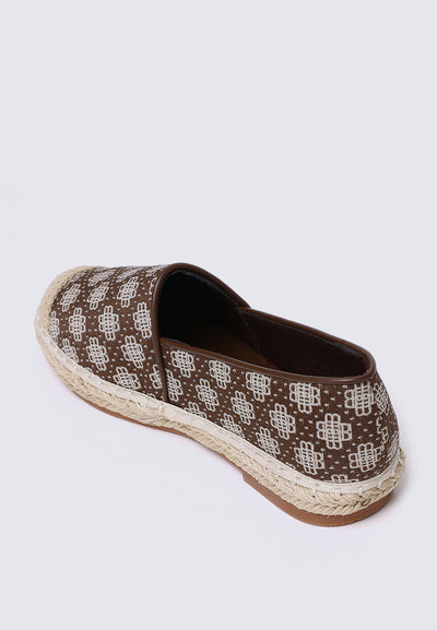 Salsya Comfy Espadrilles In Espresso