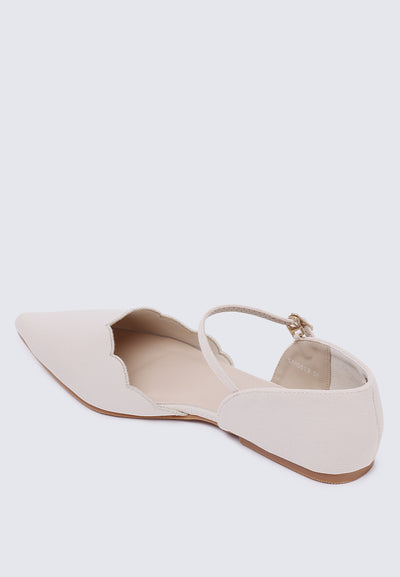 Azzurra Comfy Ballerina In Nude