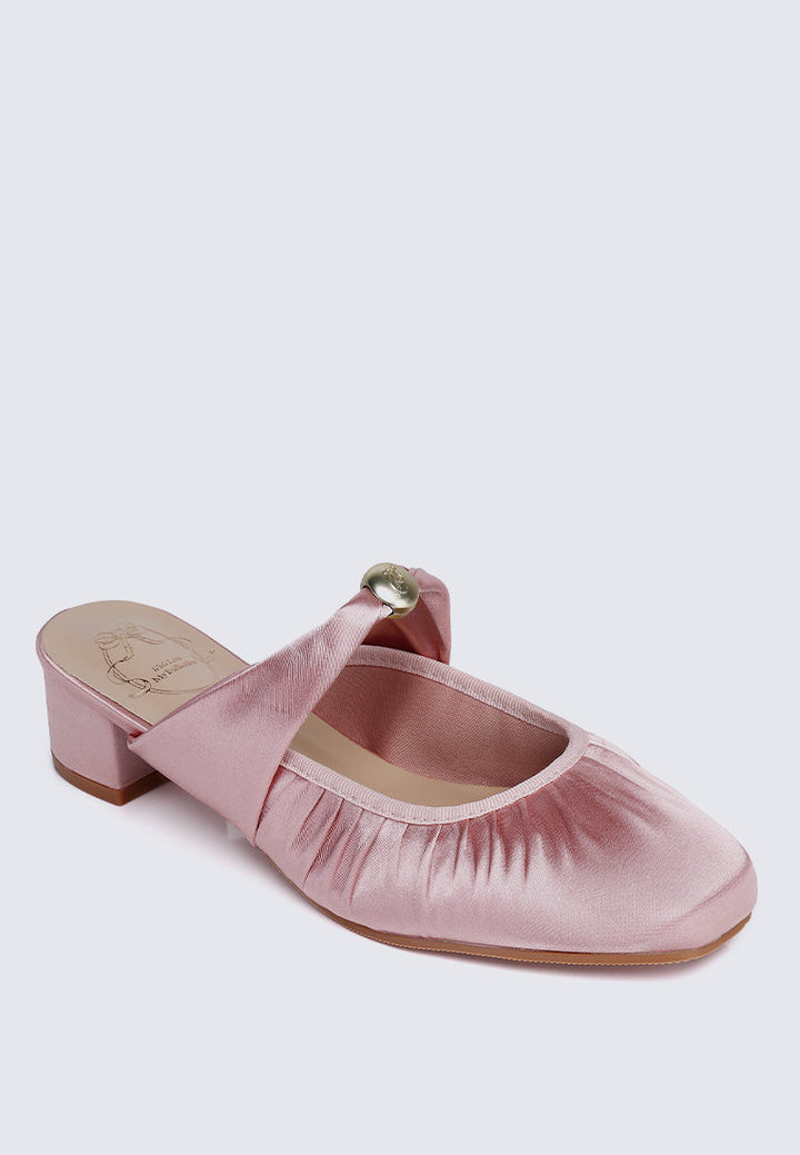 Loue Comfy Heels In Pink