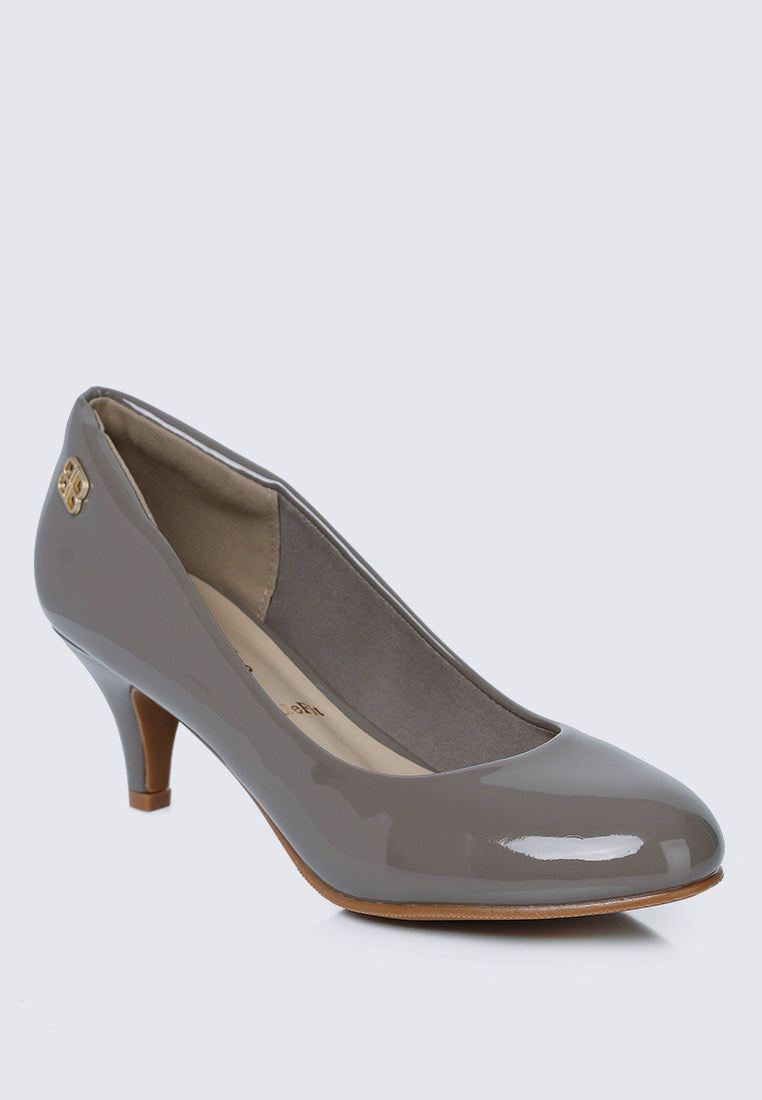 Cindy WideFit Comfy Pumps In Taupe
