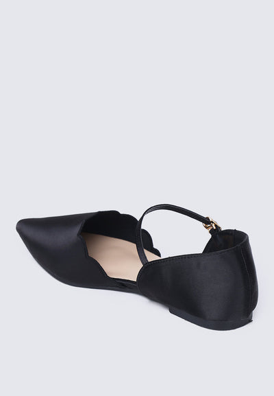 Azzurra Comfy Ballerina In Charcoal