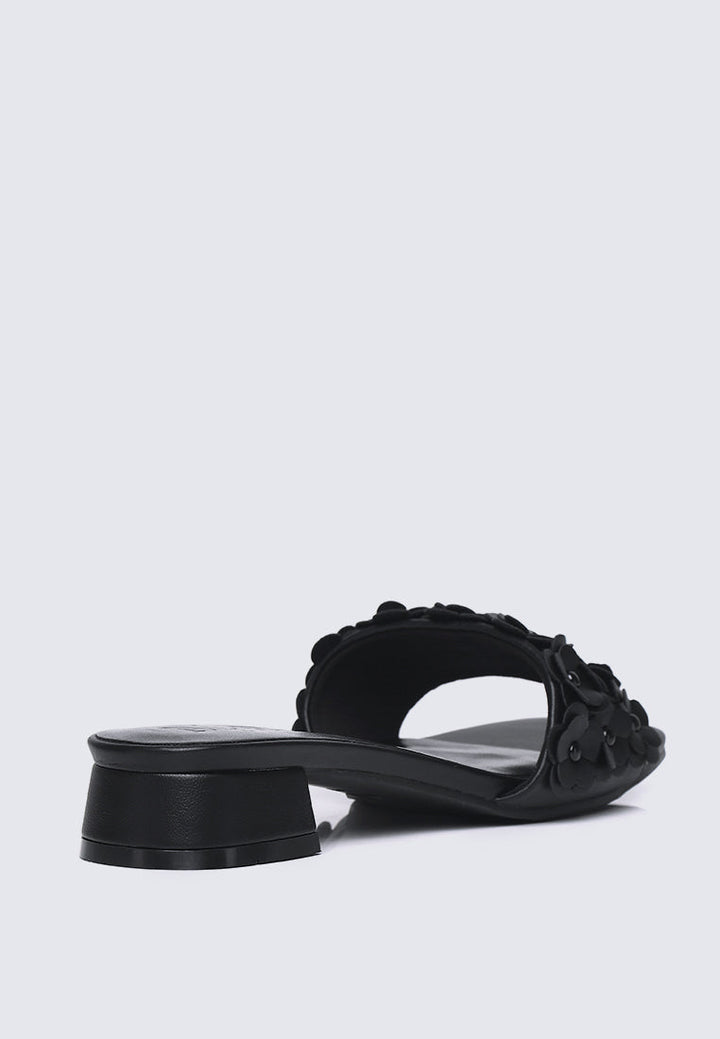 Corinne Comfy Sandals In Black