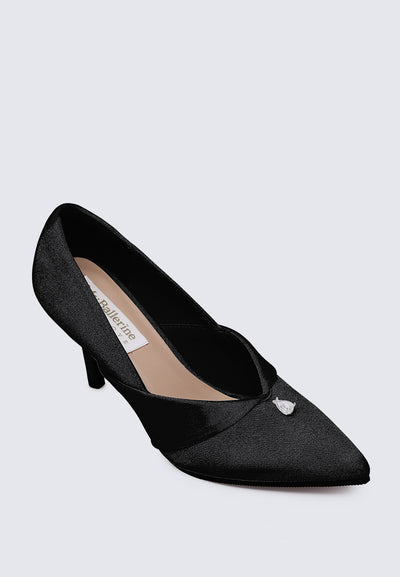 Rosaline Comfy Pumps In Black
