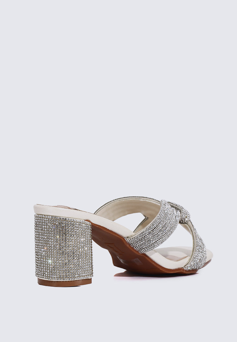 Suri Comfy Heels In Ivory