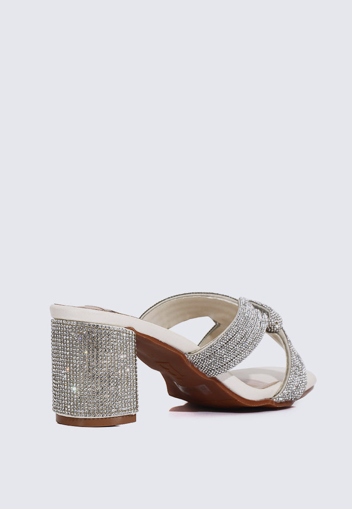 Suri Comfy Heels In Ivory
