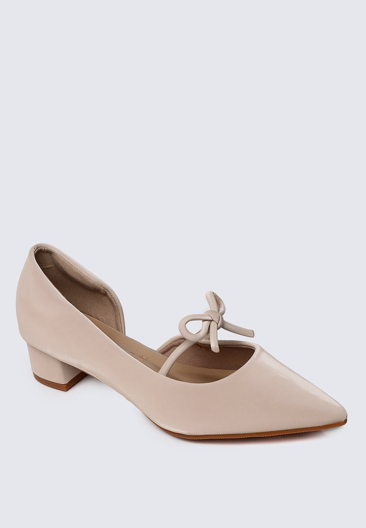 Vivienne Comfy Heels In Nude