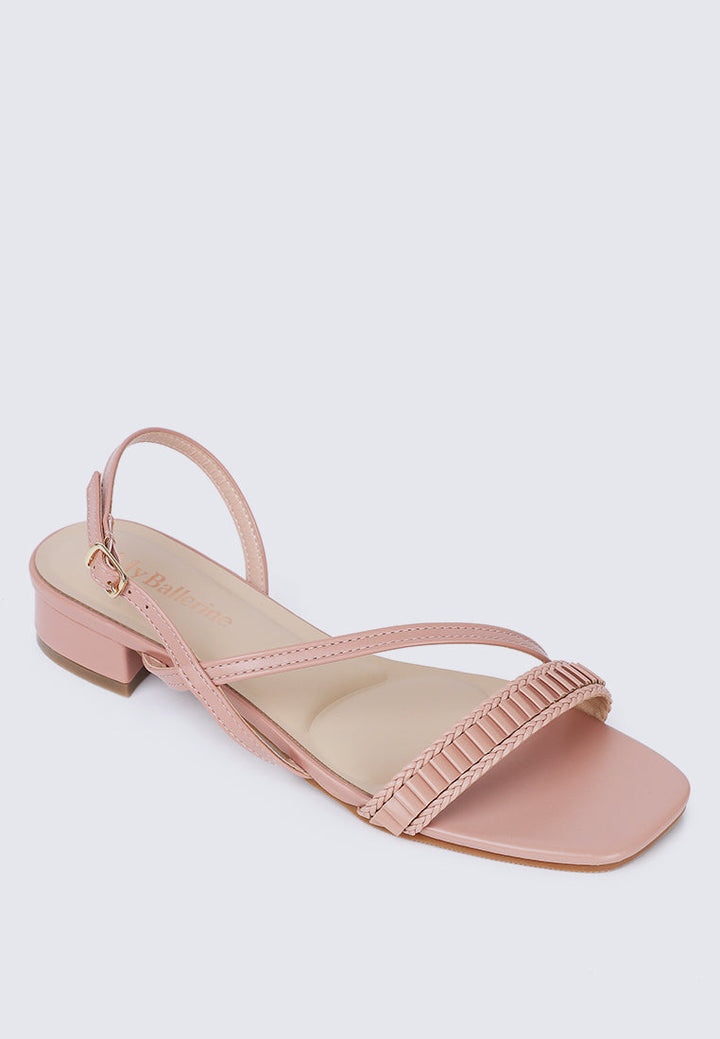 Shereen Comfy Sandals In Nude