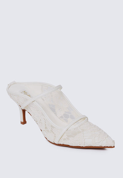 Isadora Comfy Heels In Beige