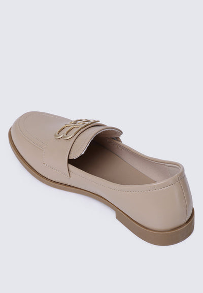 Minetta Comfy Loafers In Nude