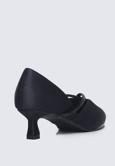 Whitney Comfy Heels In Black