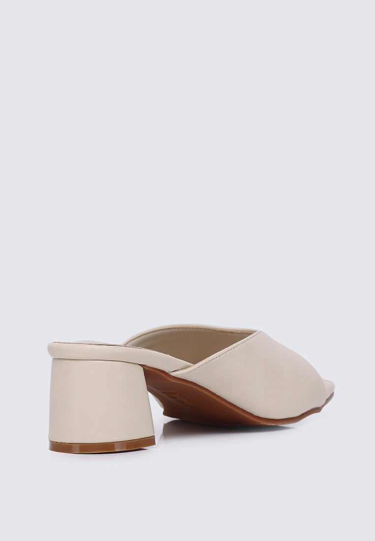 Nami Ultra WideFit Comfy Heels In Beige