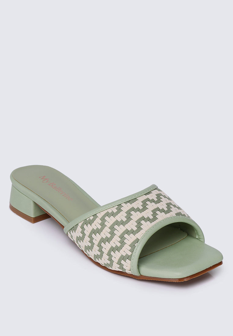 Vee Comfy Sandals In Sage Green