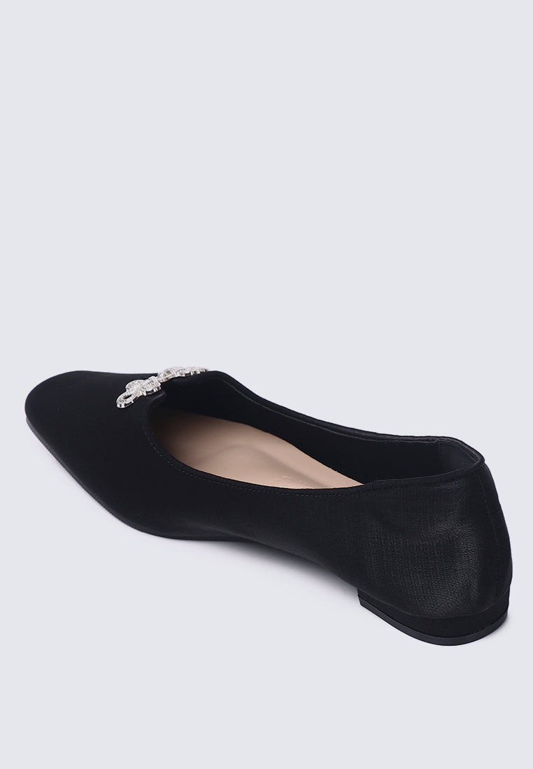 Anvera Comfy Ballerina In Black