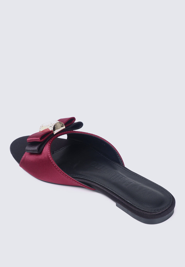 Bowelle Comfy Sandals In Maroon