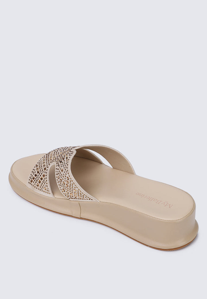 Gentle Feet Comfy Wedges In Nude