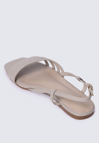 Elsie Comfy Sandals In Almond