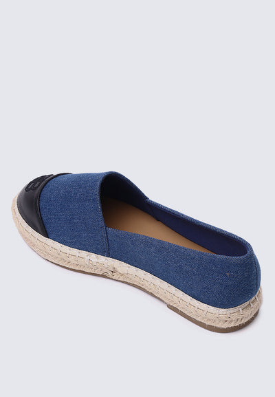 Britney Comfy Espadrilles In Navy