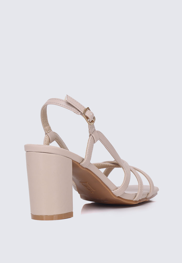 Sooya Comfy Heels In Almond