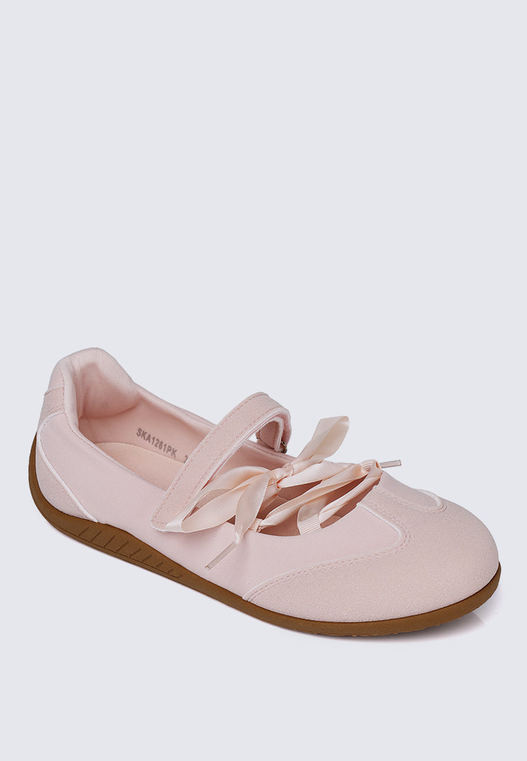 Luluna Comfy Ballet Sneakers In Pink