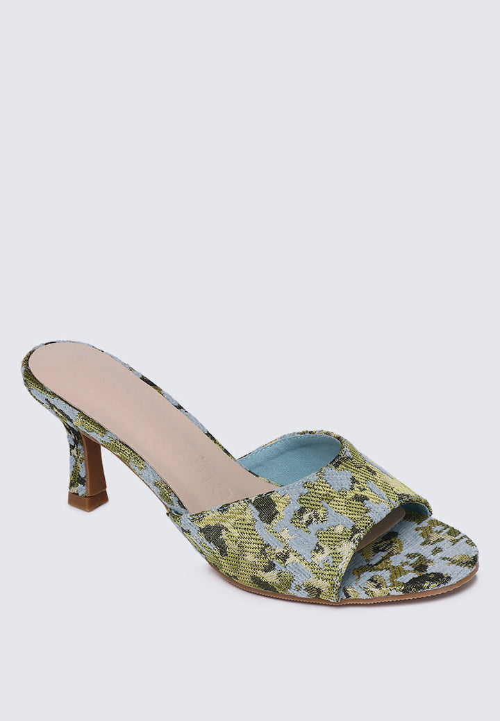 Aristea Comfy Heels In Light Blue