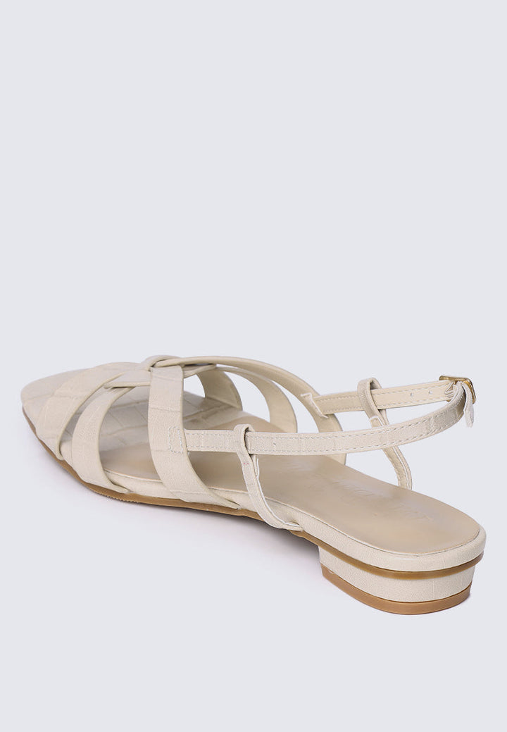 Finley Comfy Sandals In Almond