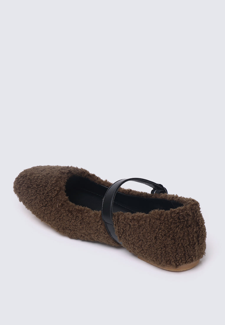 Margot FlexFit Comfy Ballerina In Espresso