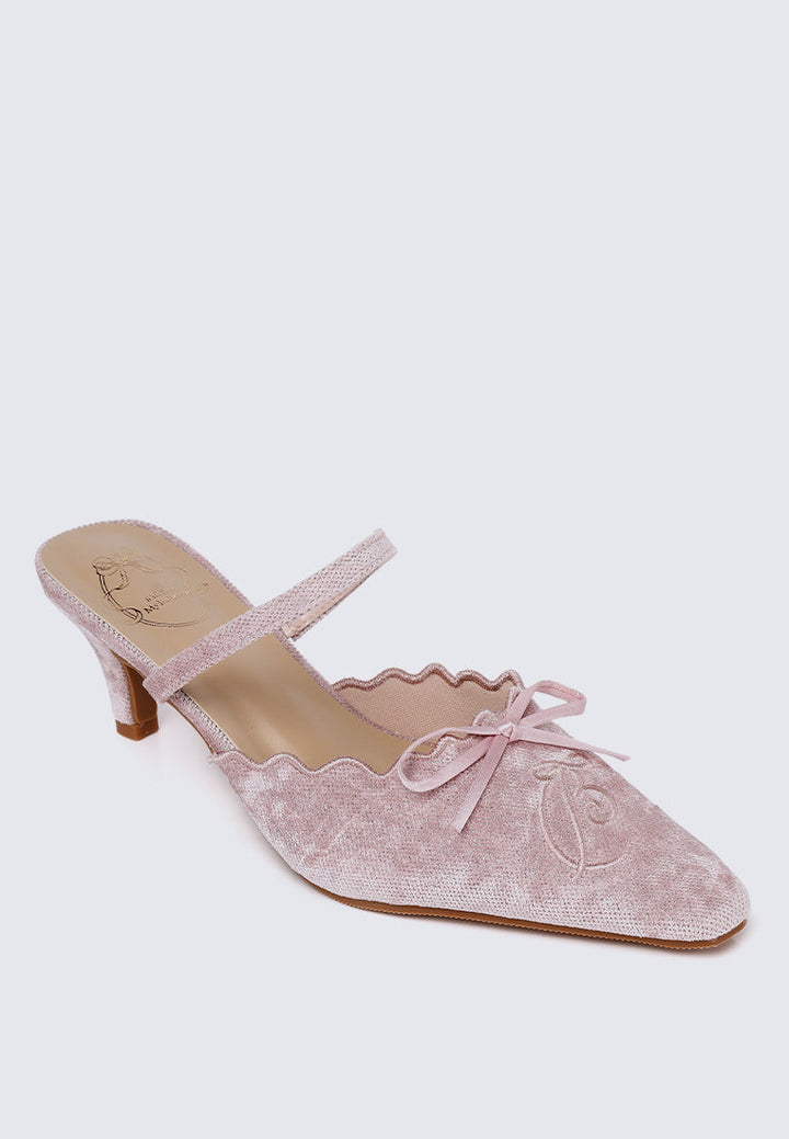 Lisbeth Comfy Heels In Pink