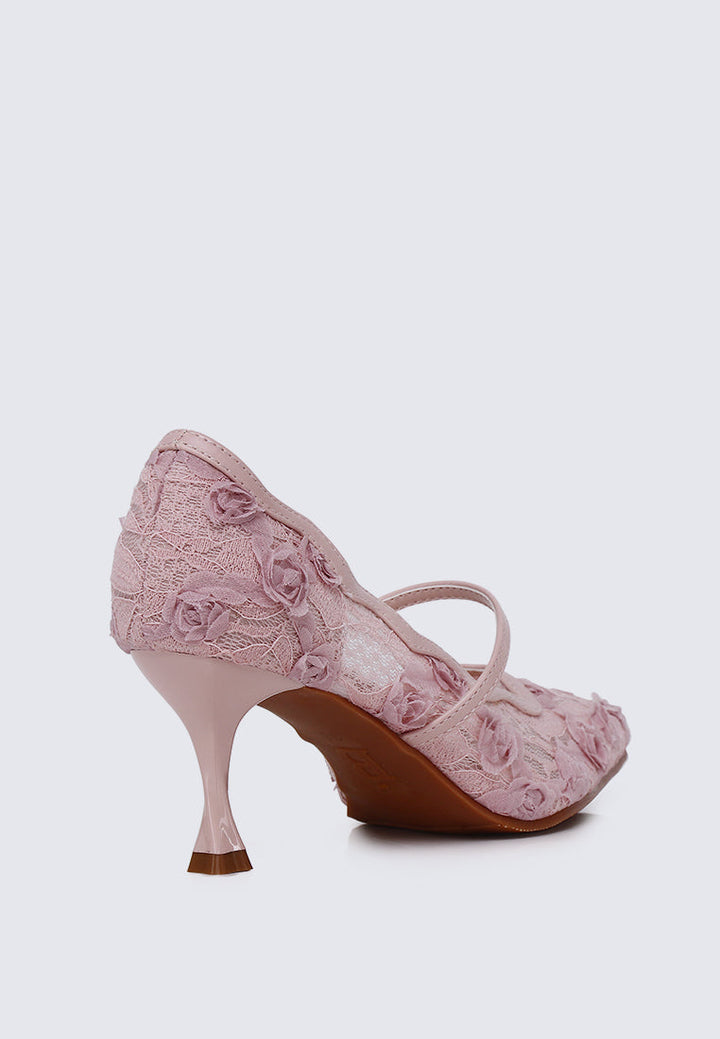 Cristelle Comfy Heels In Pink