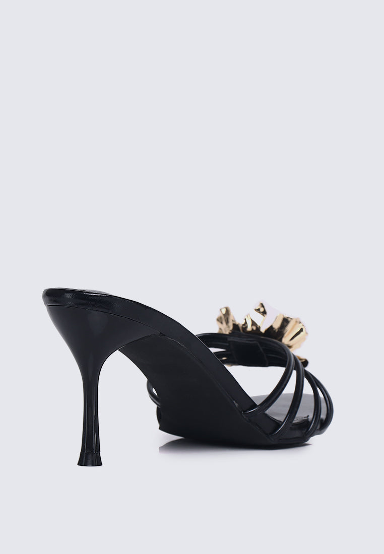 Eternal Blossom Comfy Heels In In Black