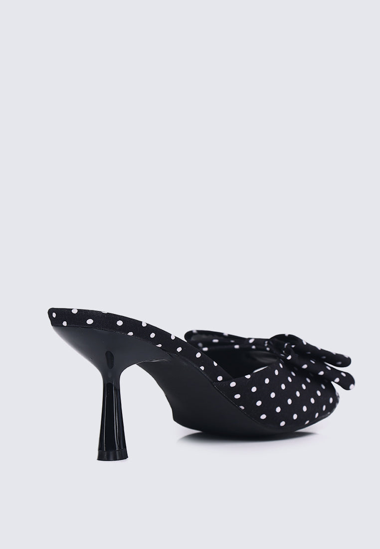 Polina Comfy Heels In Black