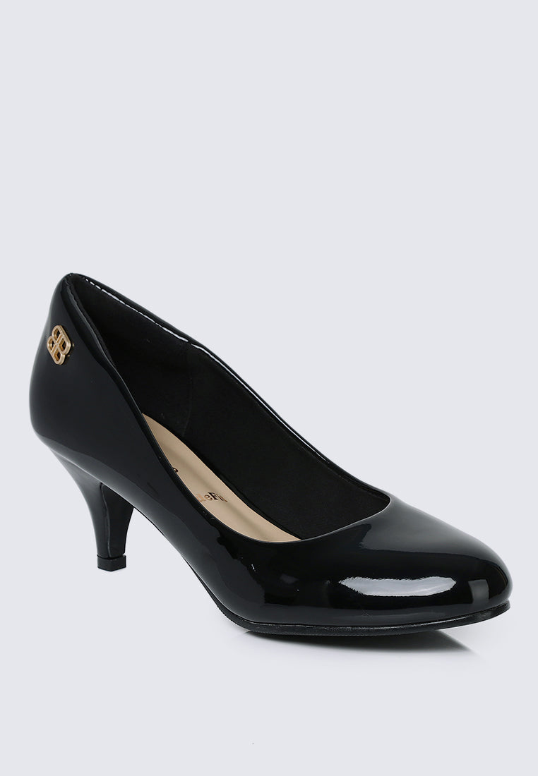 Cindy WideFit Comfy Pumps In Black