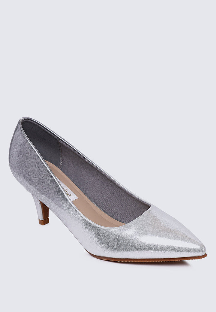 Maureen Comfy Pumps In Silver