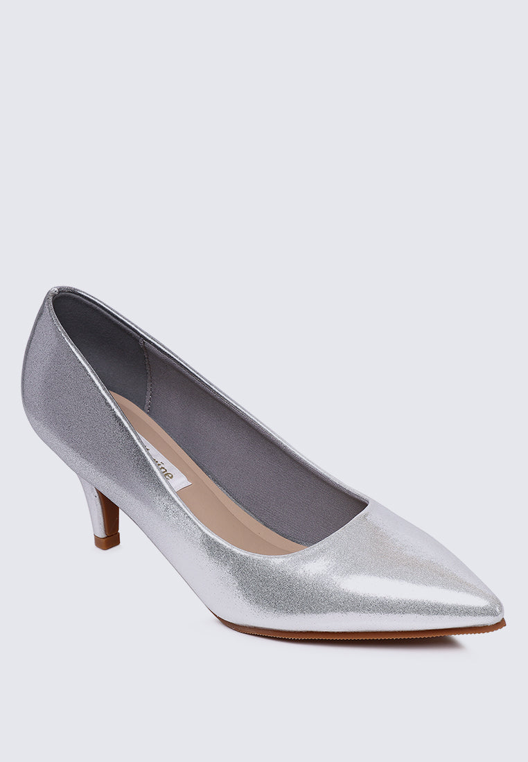 Maureen Comfy Pumps In Silver